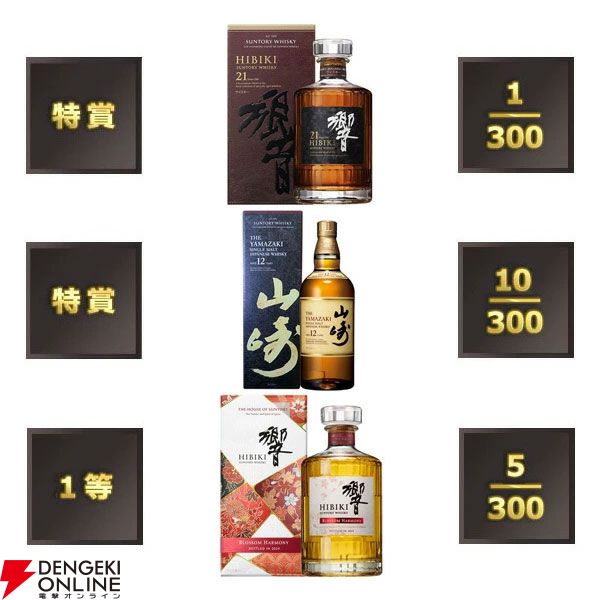 1/5が当たり】響21年、山崎12年、響BH2024、マッカラン12年