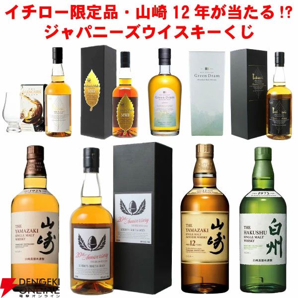 山崎12年、イチローズモルト20th、イチローズモルトWWR、山崎NV