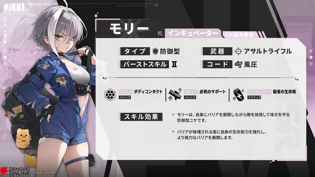 2024年レディースファッション福袋 NIKKE』新SSRニケ・モリー（声優：紡木吏佐）登場決定。イベント その他