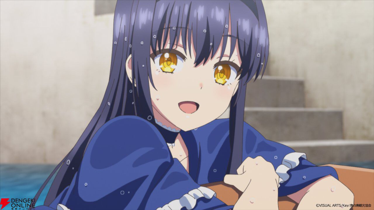 アニメ『サマポケ』3話で好奇心旺盛な不思議少女・久島 鴎が登場