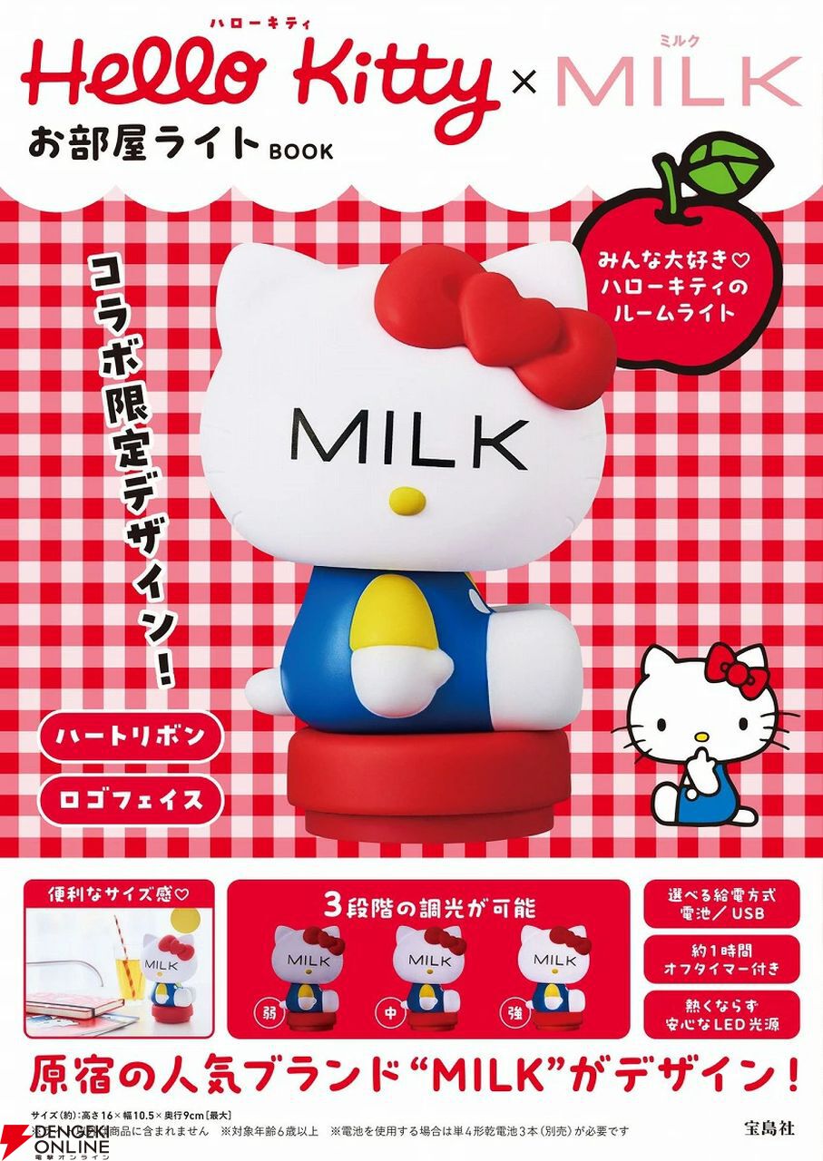 激安挑戦！！ ハローキティ』がルームライトに！ 原宿の人気ブランド《MILK ハローキティ