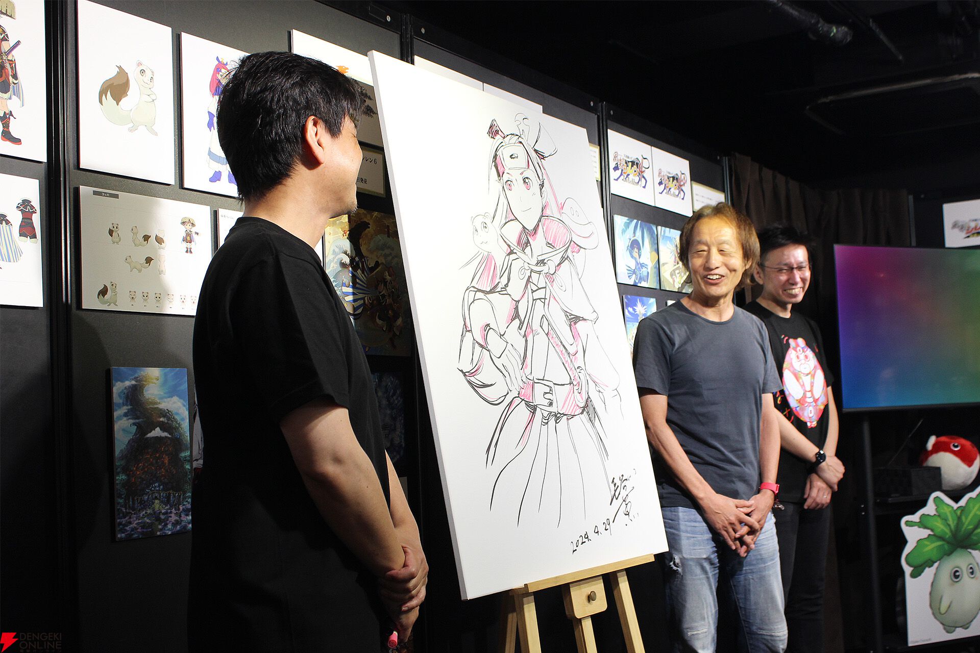 風来のシレン展レポ。『風来のシレン6』キャラデザ担当の長谷川薫氏が