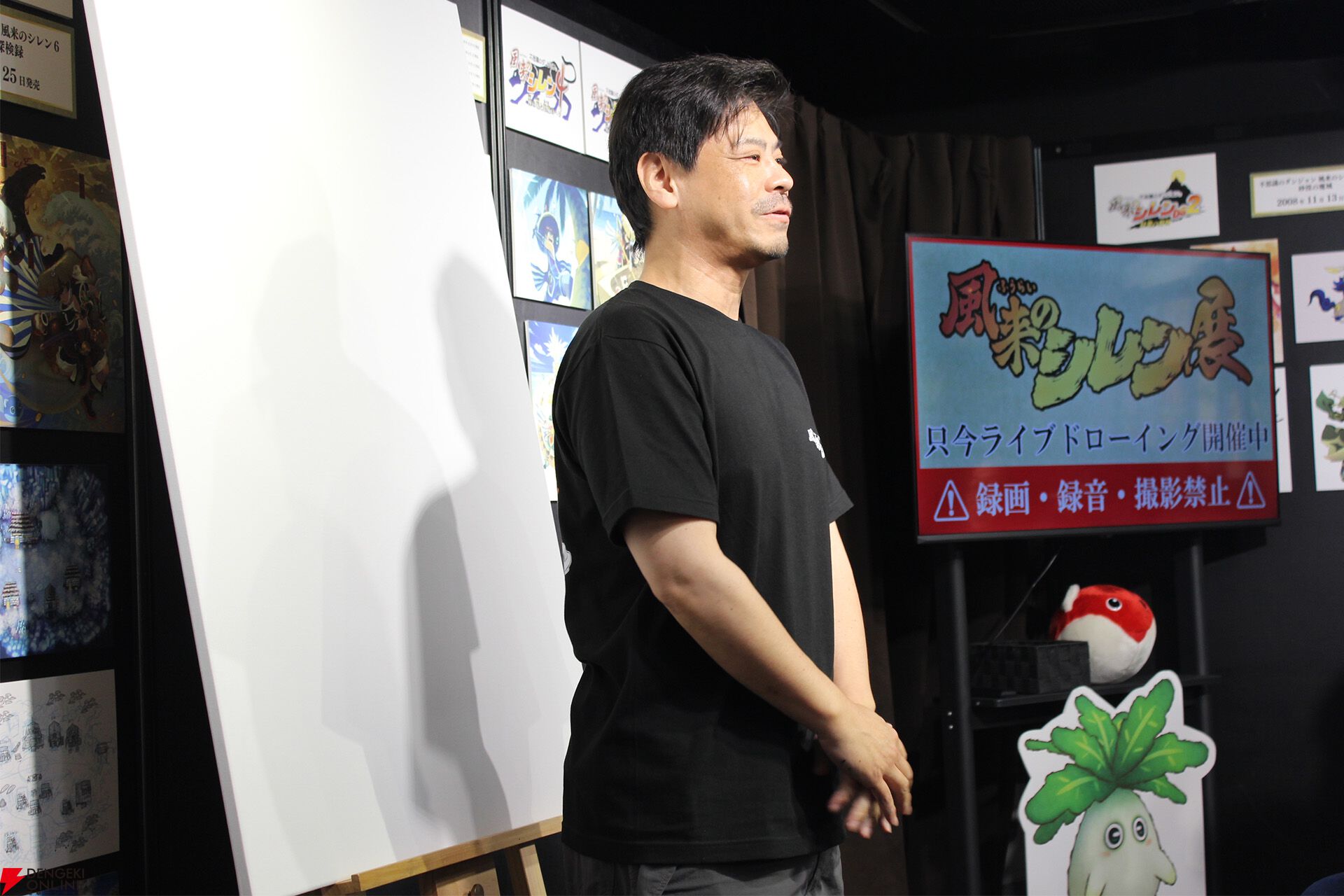 風来のシレン展レポ。『風来のシレン6』キャラデザ担当の長谷川薫氏が