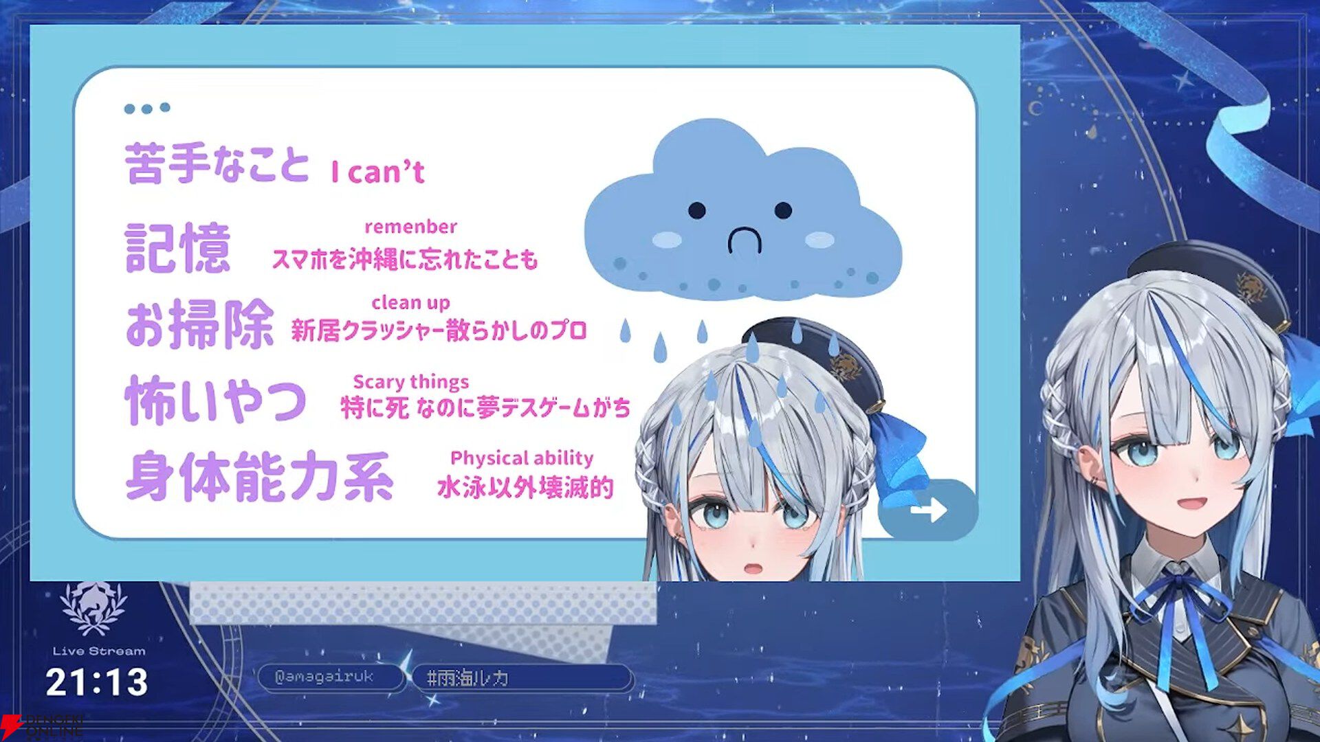個人勢】雨海ルカさんが14万人に見守られる鮮烈デビュー。パセリ