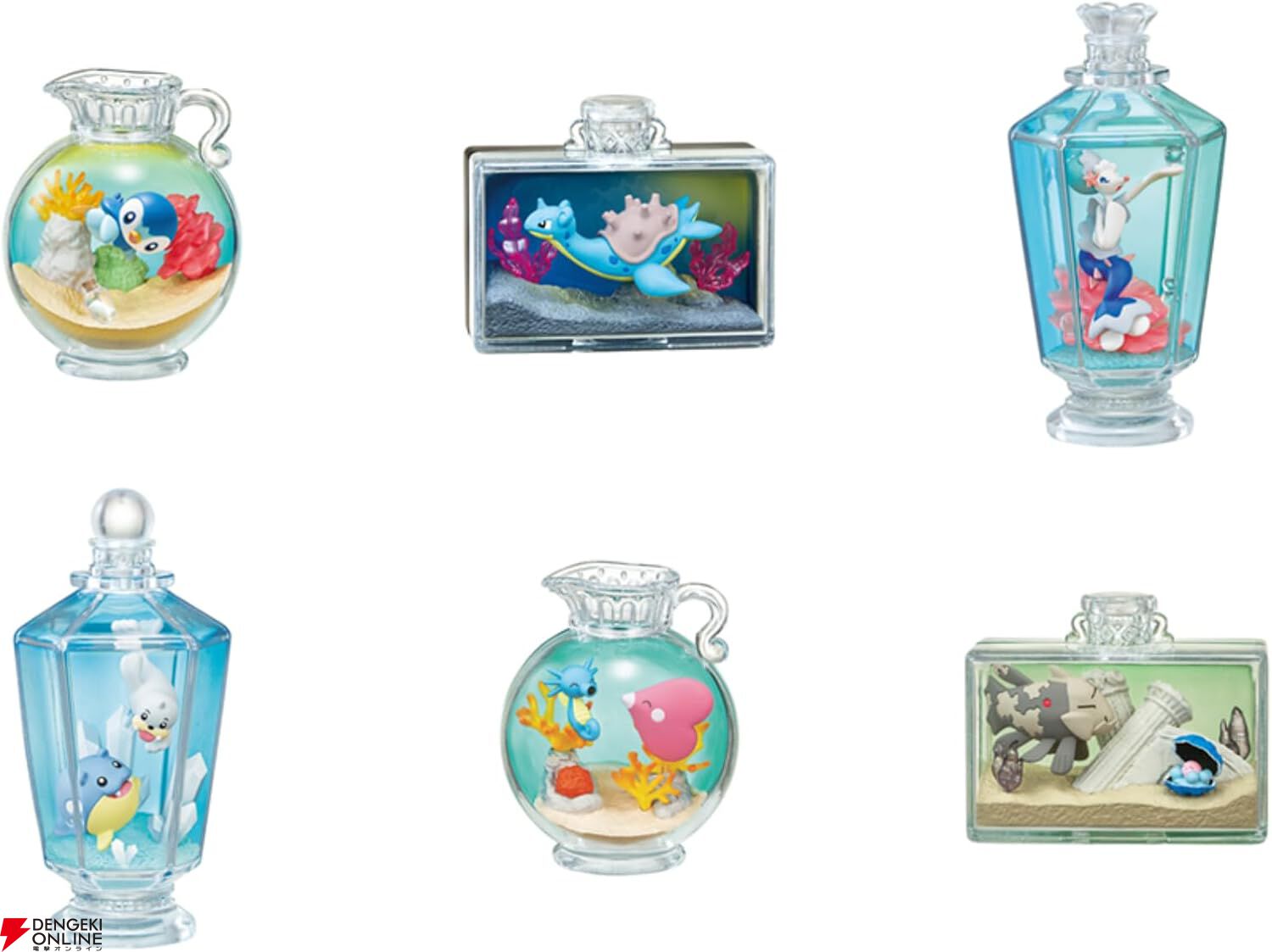 水辺とポケモンをテーマにしたインテリアフィギュアが12月5日に