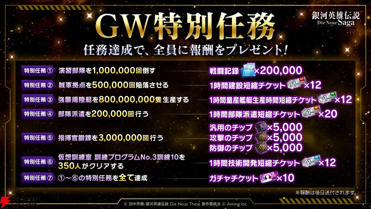 『銀河英雄伝説 Die Neue Saga』シーズン4開幕で豪華キャンペーン開催。フェスにはオーベルシュタインが新効果を持つ砲撃アタッカーとなり登場【ノイサガ】