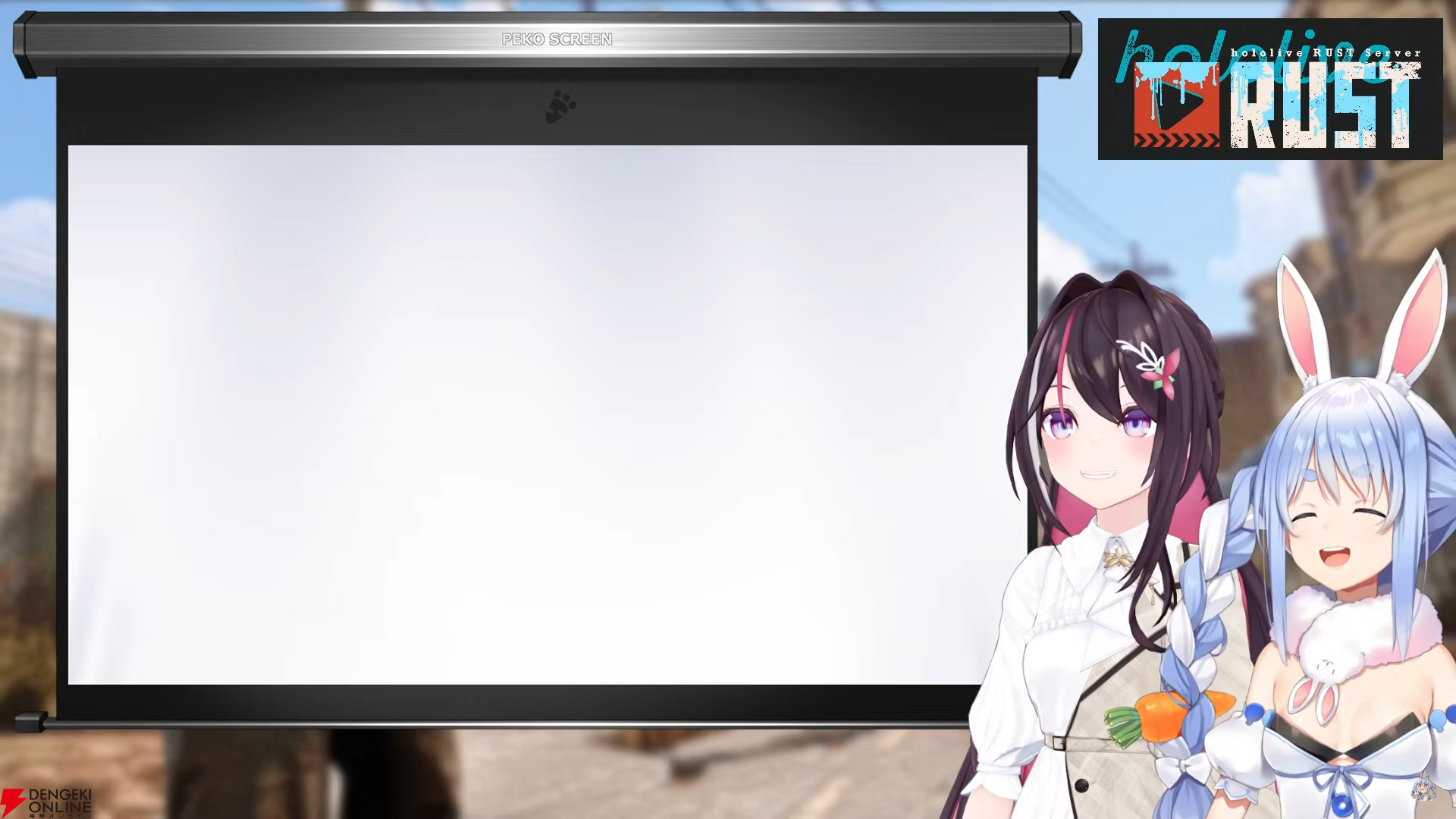 【ホロライブ】兎田ぺこらさん、AZKiさん主催の“holoRUST”が5月2日から“PVP期間”に突入。7対7の対抗戦を実施