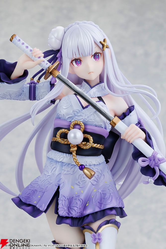 リゼロ』戦装束のエミリアがフィギュアに。刀を抜かんとする緊張の一瞬