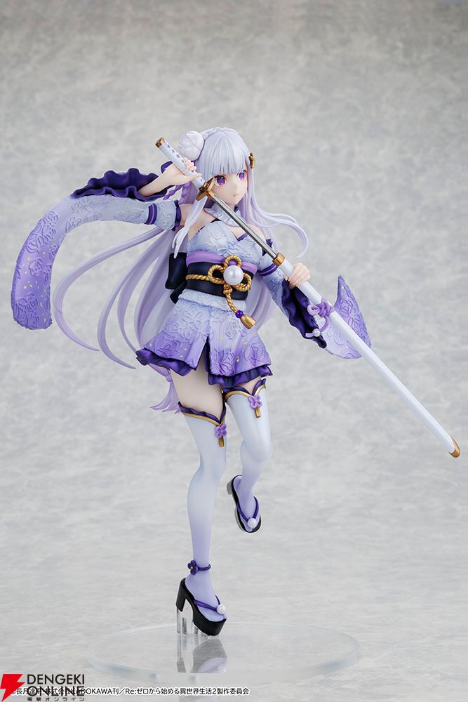 リゼロ』戦装束のエミリアがフィギュアに。刀を抜かんとする緊張の一瞬