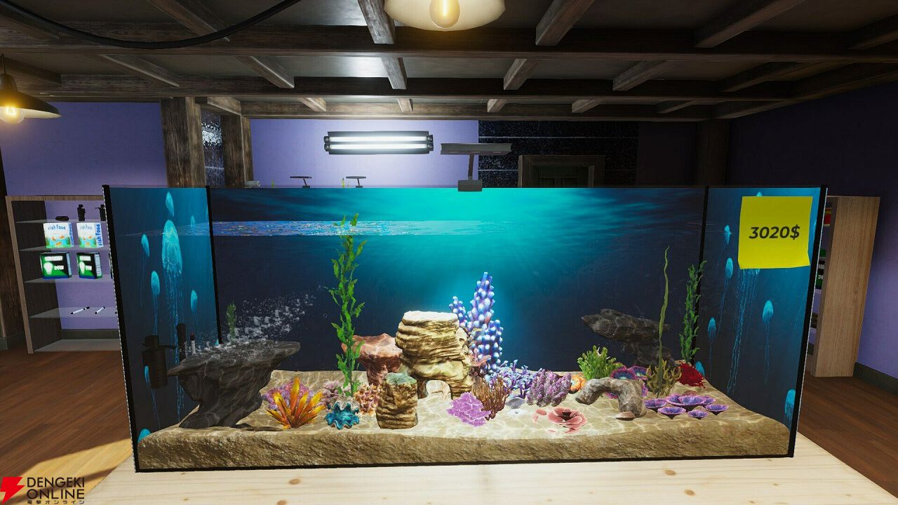 サメやウミガメを飼育して自分だけの夢のアクアリウムが作れるシミュレーション『Aquarist』を紹介【電撃インディー#634】 - 電撃オンライン