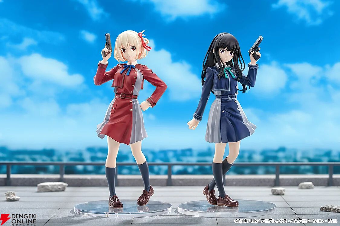 リコリコ』千束＆たきながポッパレよりフィギュア化。この