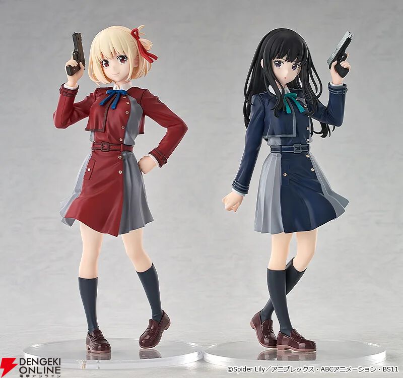 リコリコ』千束＆たきながポッパレよりフィギュア化。この
