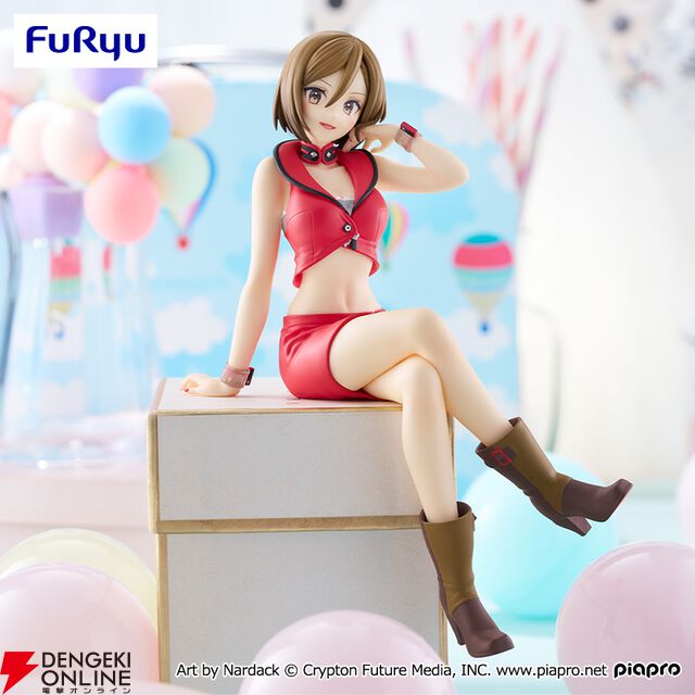 MEIKOがついにぬーどるストッパーフィギュア化。自信あふれるV3衣装の描き下ろしイラストを魅力たっぷりで造形