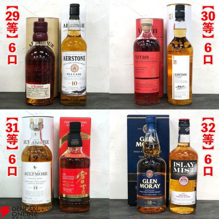 スプリングバンク21年、山崎18年、響100周年、スプリングバンク18年などが15,000円で当たる人気の『SAKEIROウイスキーくじ』が販売中