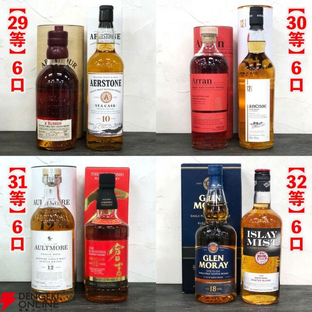 スプリングバンク21年、山崎18年、響100周年、スプリングバンク18年などが15,000円で当たる人気の『SAKEIROウイスキーくじ』が販売中