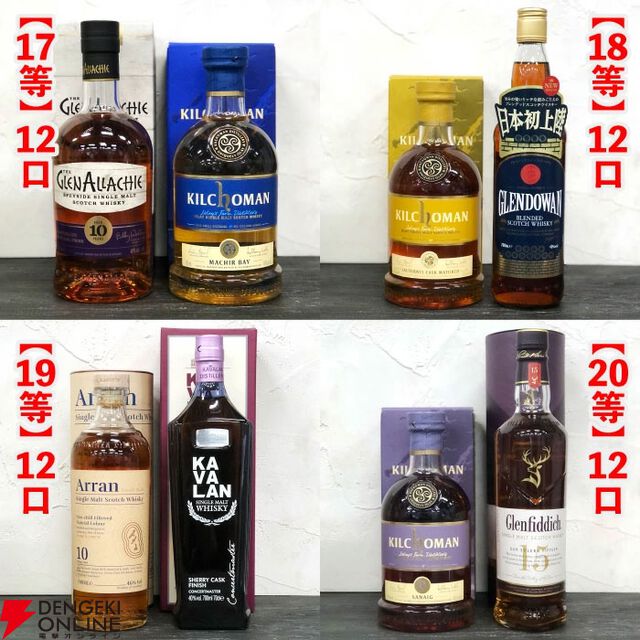 スプリングバンク21年、山崎18年、響100周年、スプリングバンク18年などが15,000円で当たる人気の『SAKEIROウイスキーくじ』が販売中