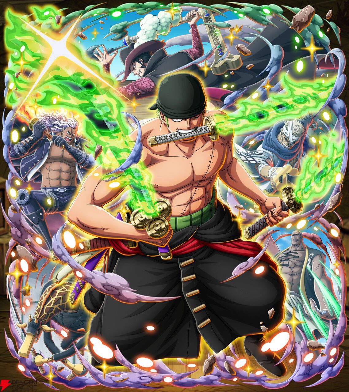 ONE PIECE トレジャークルーズ』11周年！ 超スゴいルフィ＆ゾロ
