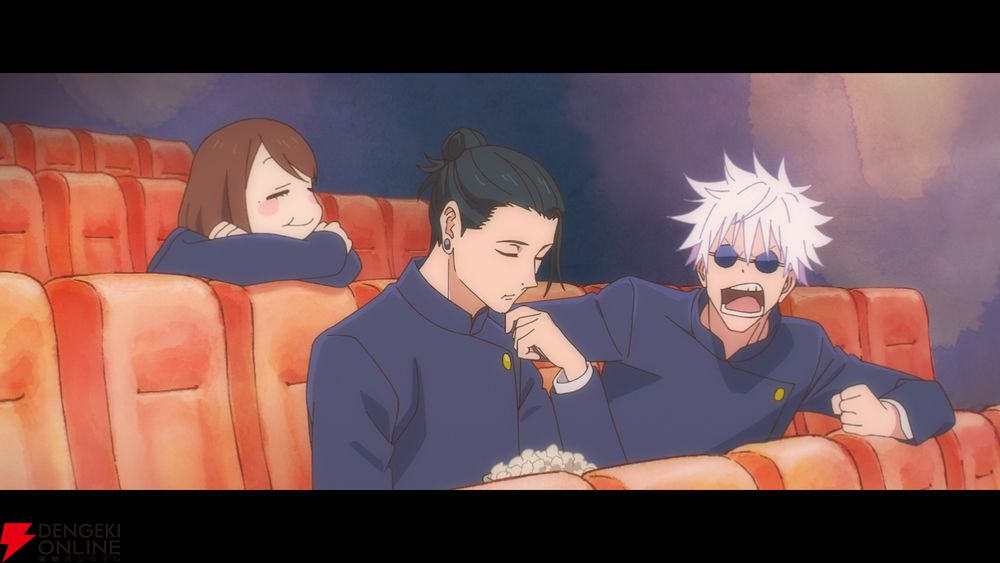 劇場版総集編 呪術廻戦 懐玉・玉折』新規ミニアニメ『じゅじゅさんぽ』が収録。公開初日舞台挨拶の開催も決定