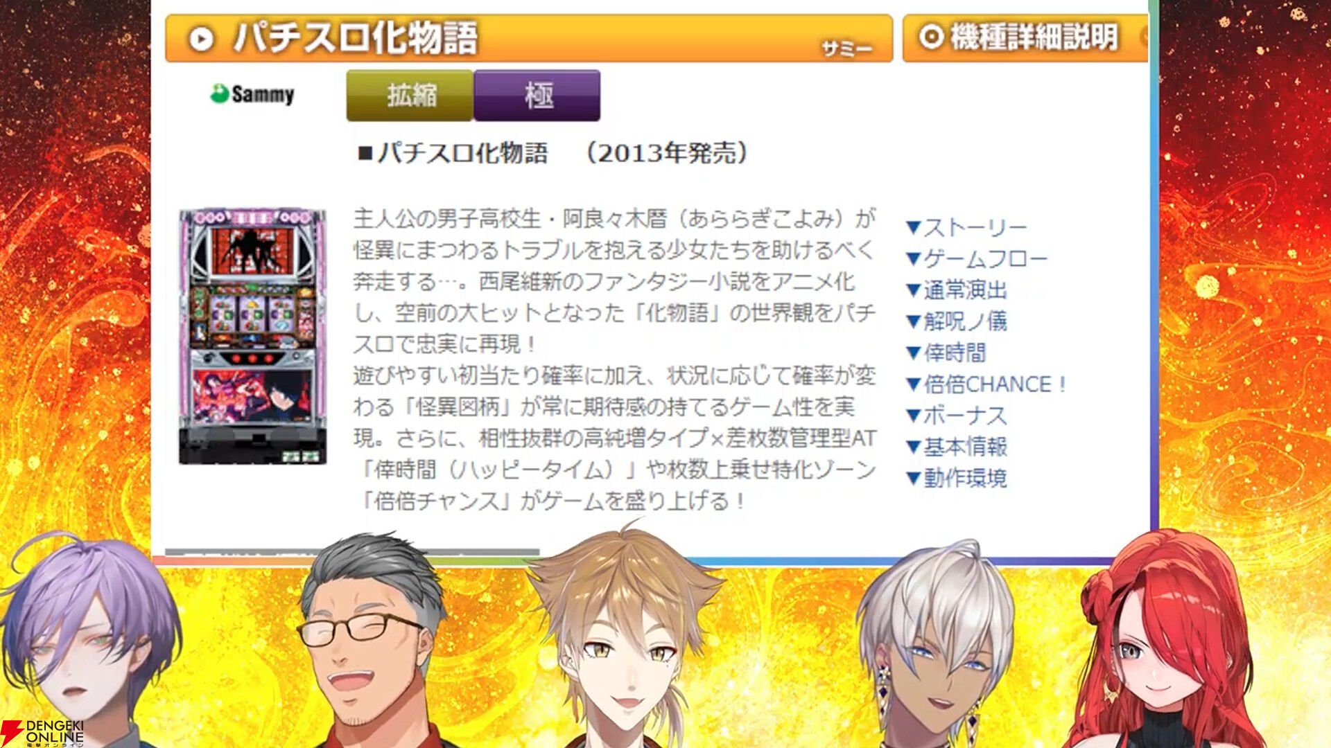【にじさんじ】伏見ガクさん主催、にじさんじバーチャルパチスロ大会の参加メンバーと組み合わせ、採用機種が発表に