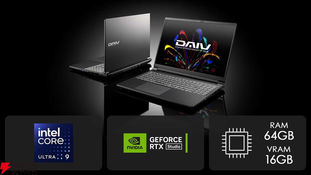 マウスコンピューター デスクトップ級の性能を持つNVIDIA Studio認定