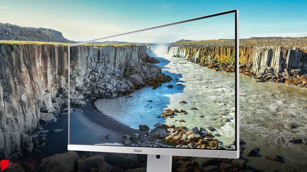 23.8型ホワイトカラーのiiyamaフルHD液晶モニター発売【マウス