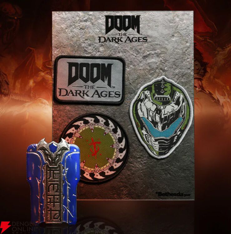 DOOM The Dark Agesマウスマット SLAYER‘S Battle DOOM: The Dark Ages』DOOM Slayerのヘルメットレプリカやマウス