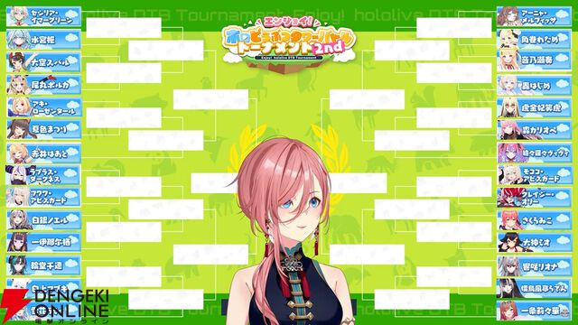 【ホロライブ】鷹嶺ルイさん主催の“エンジョイ！ホロどうぶつタワーバトルトーナメント2nd”の組み合わせ決定。本大会は5月18日に開催