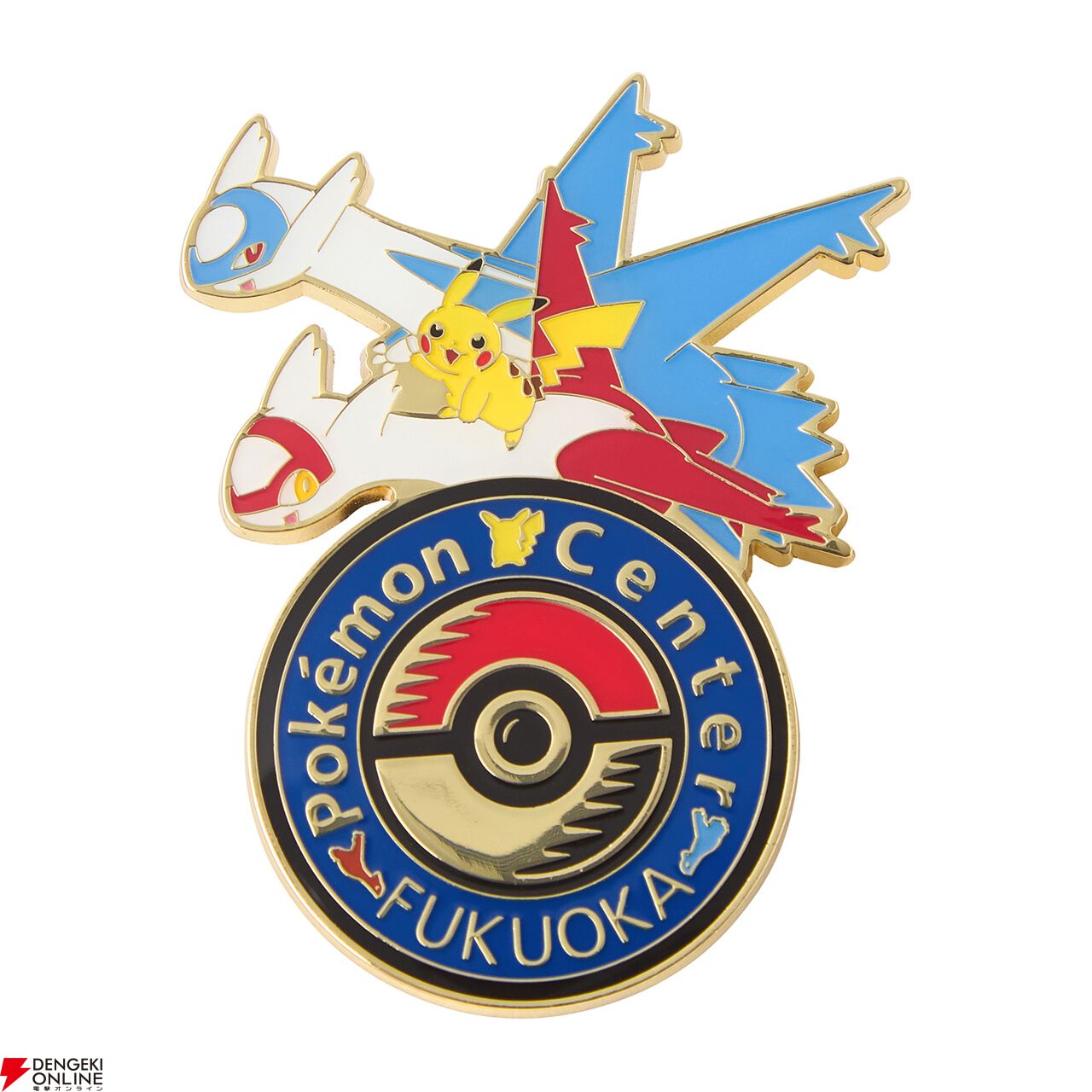 ポケモンセンター フクオカ 限定 ロゴピンズ めんべい 7点セット ショッパー付 ポケモンセンターフクオカ」リニューアルオープン記念グッズが6