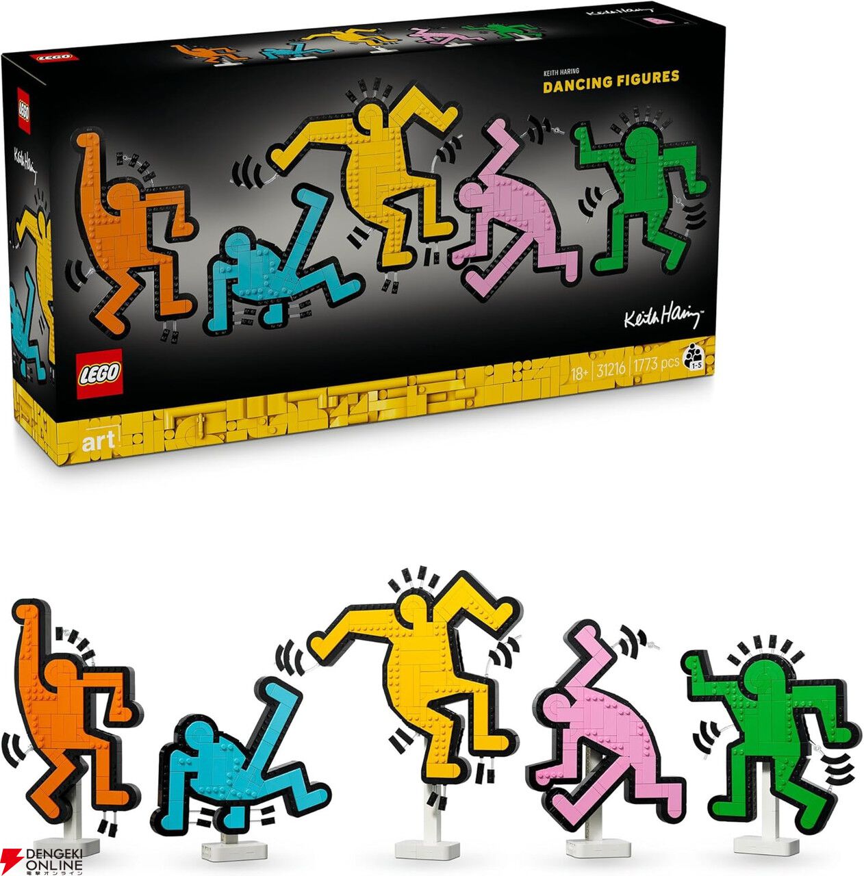 レゴ（LEGO）】有名絵画を再現したレゴアートシリーズに『キースへ