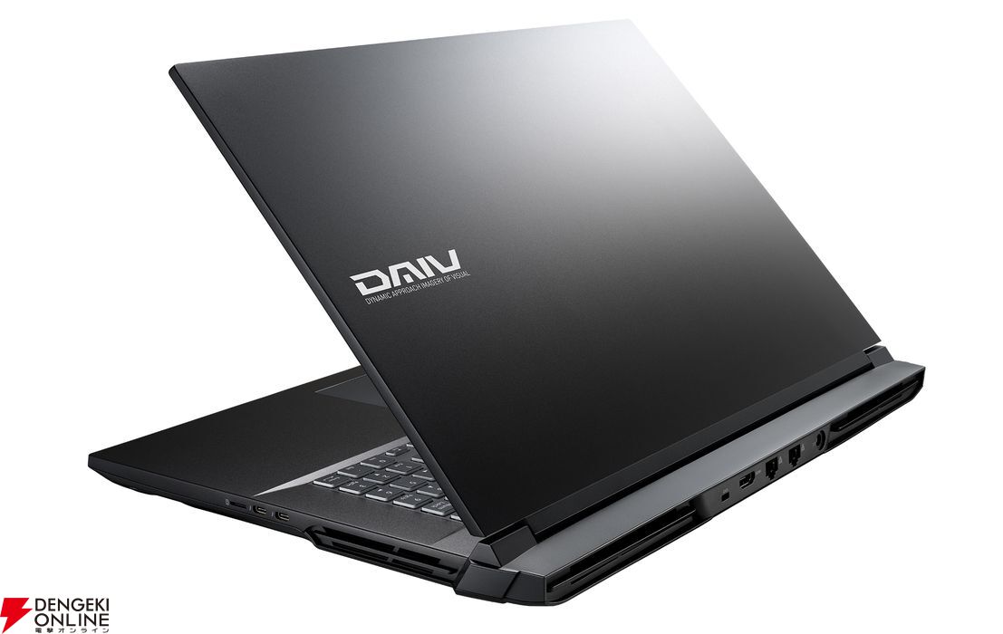 RTX 5090 Laptop GPU（VRAM 24GB）搭載、マウスコンピューター“DAIV”18