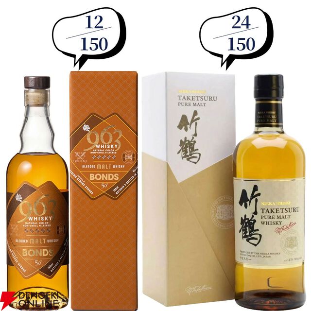 12,880円で山崎18年、余市10年旧ボトル、山崎・白州12年、厚岸 立春・啓蟄、響BCなどが当たる『ウイスキーくじ』が販売中