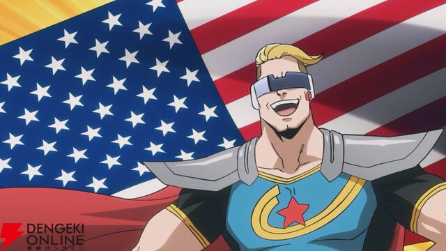 ヒロアカ『ヴィジランテ』8話。アメリカのプロヒーロー“キャプテン・セレブリティ”が来日！ ヒーローらしからぬ姿勢にコーイチは反発するも…？