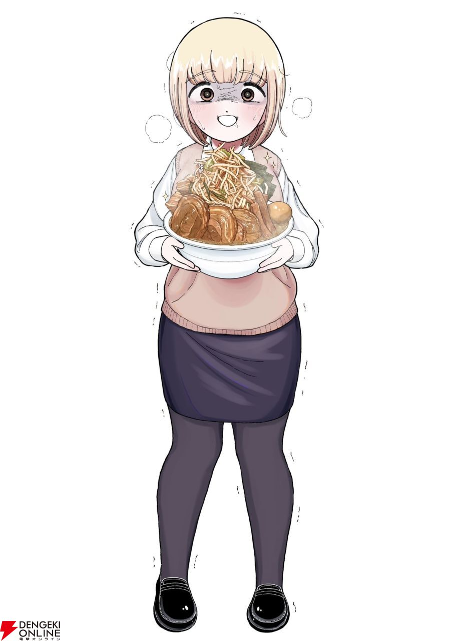 ドカ食いダイスキ！ もちづきさん』×『野郎ラーメン』コラボ開催。6月7