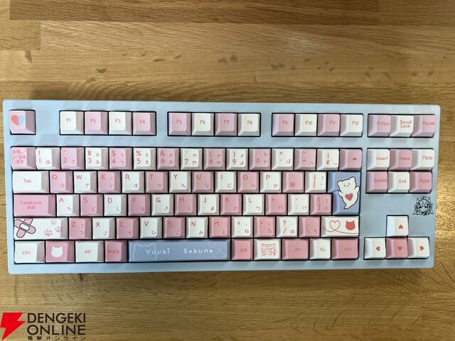 【レビュー】結城さくなコラボゲーミングキーボードはただのファンアイテムじゃない！ 打鍵感や反応速度にもこだわりがある本格仕様で初心者にもおすすめ