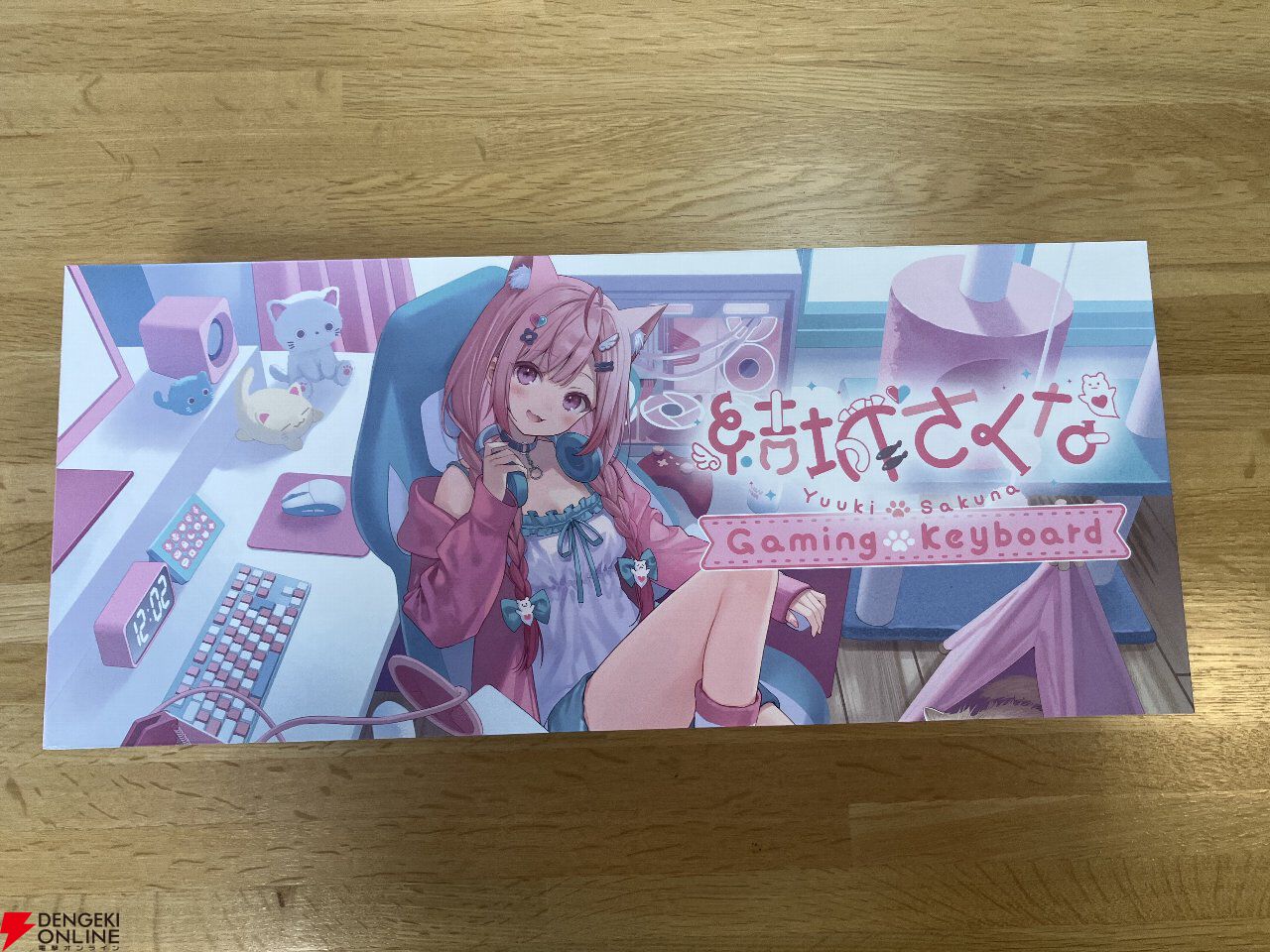 レビュー】結城さくなコラボゲーミングキーボードはただのファン