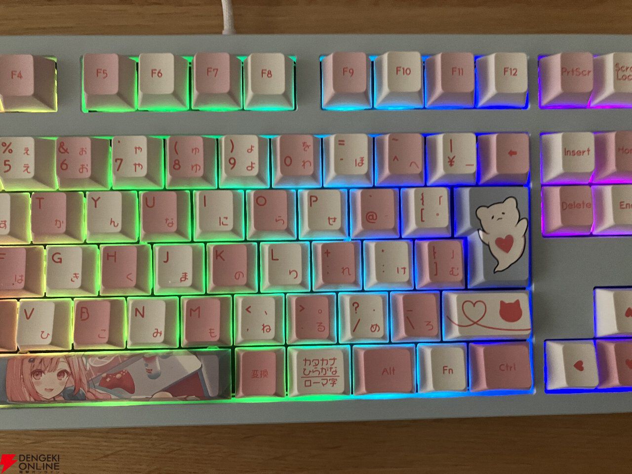 レビュー】結城さくなコラボゲーミングキーボードはただのファン