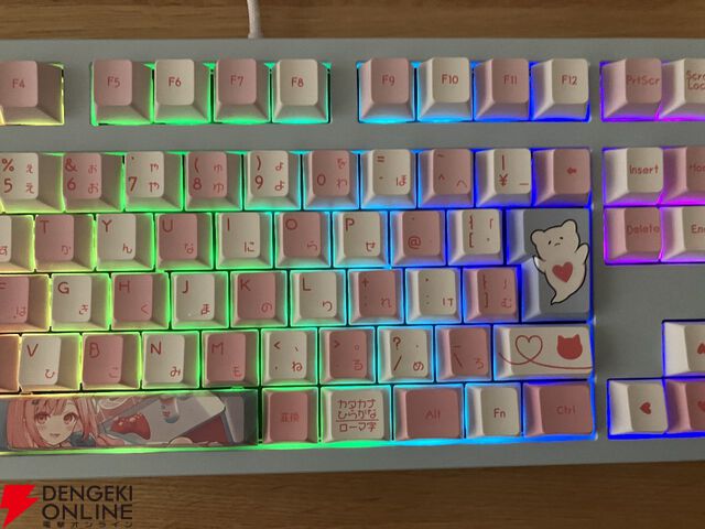 【レビュー】結城さくなコラボゲーミングキーボードはただのファンアイテムじゃない！ 打鍵感や反応速度にもこだわりがある本格仕様で初心者にもおすすめ