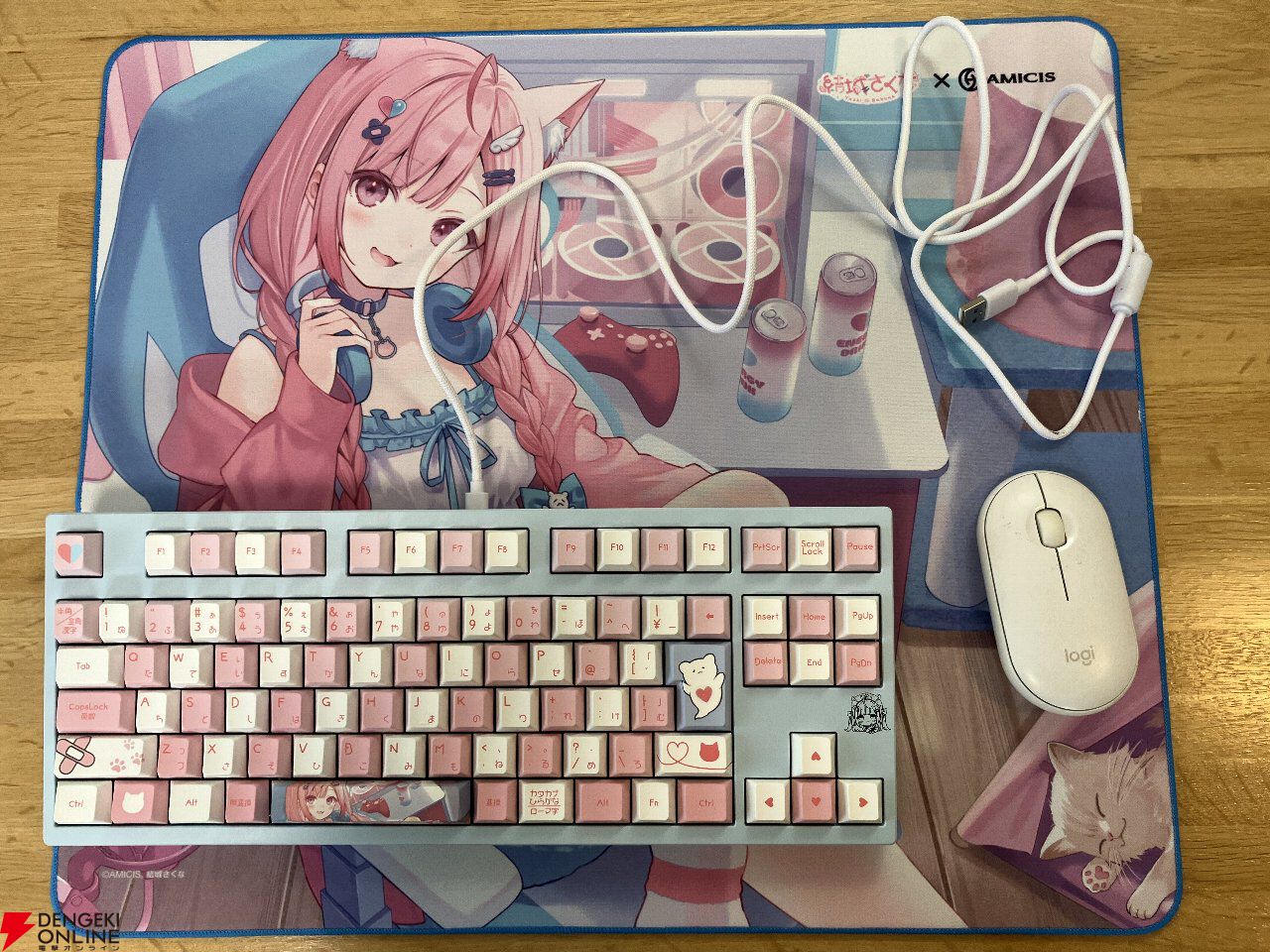 レビュー】結城さくなコラボゲーミングキーボードはただのファン