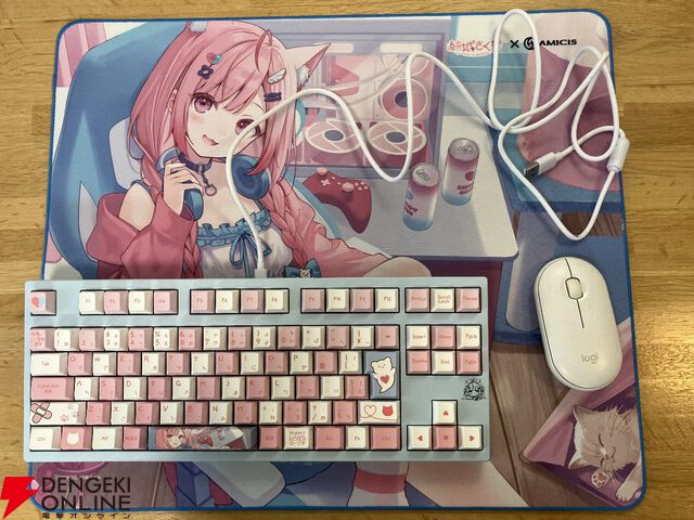 【レビュー】結城さくなコラボゲーミングキーボードはただのファンアイテムじゃない！ 打鍵感や反応速度にもこだわりがある本格仕様で初心者にもおすすめ