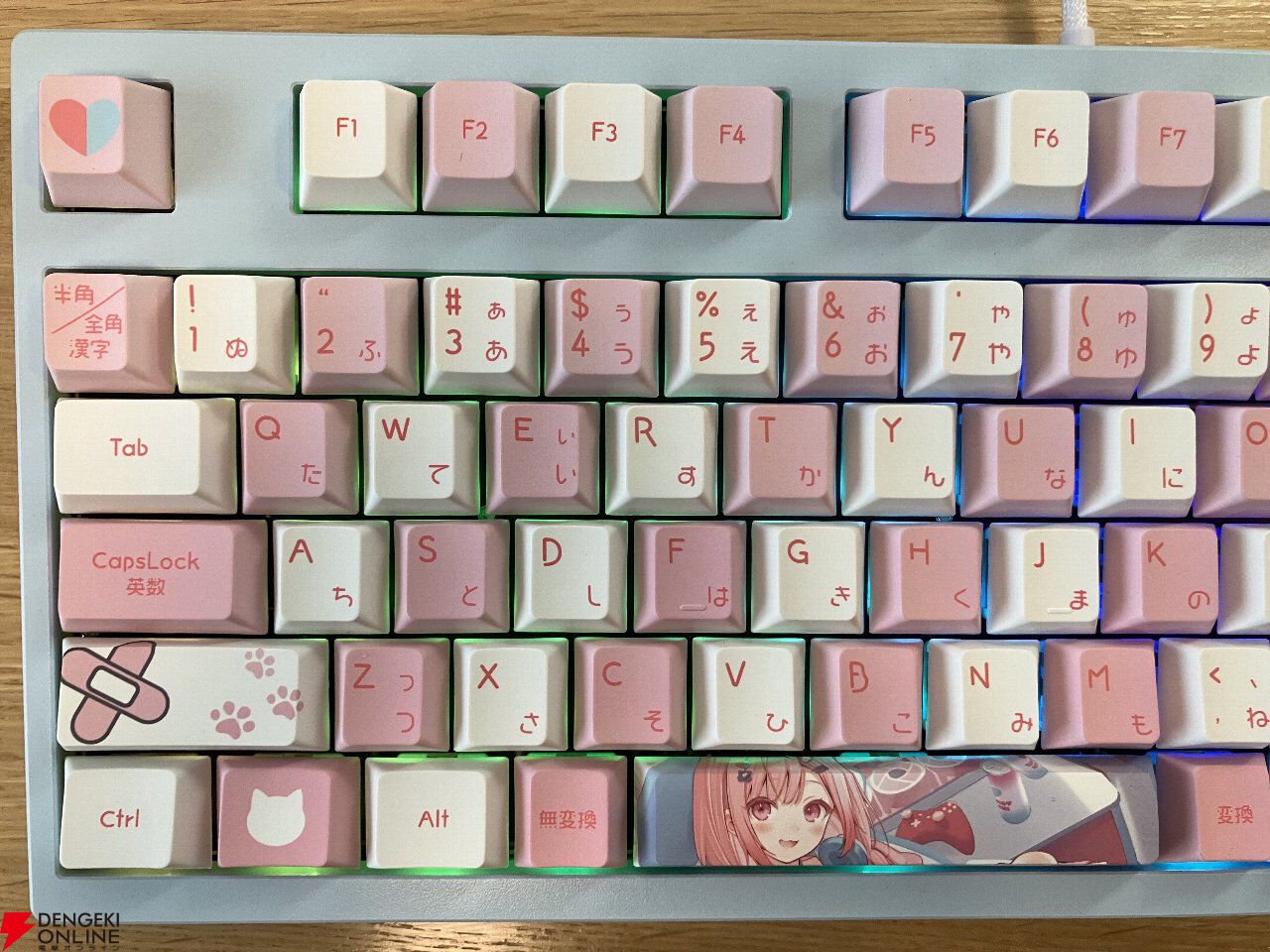 レビュー】結城さくなコラボゲーミングキーボードはただのファン