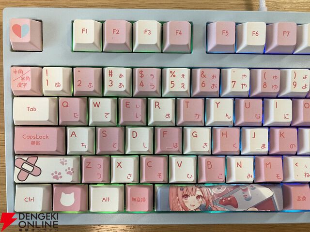 【レビュー】結城さくなコラボゲーミングキーボードはただのファンアイテムじゃない！ 打鍵感や反応速度にもこだわりがある本格仕様で初心者にもおすすめ