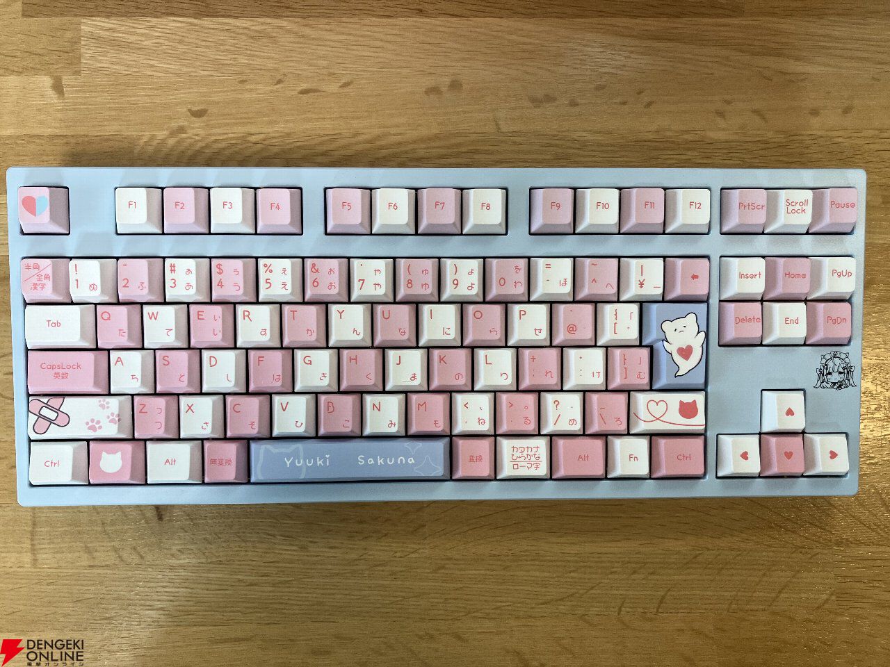 レビュー】結城さくなコラボゲーミングキーボードはただのファン
