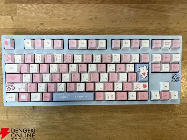 【レビュー】結城さくなコラボゲーミングキーボードはただのファンアイテムじゃない！ 打鍵感や反応速度にもこだわりがある本格仕様で初心者にもおすすめ