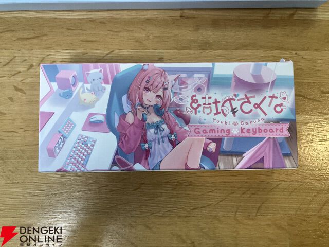 【レビュー】結城さくなコラボゲーミングキーボードはただのファンアイテムじゃない！ 打鍵感や反応速度にもこだわりがある本格仕様で初心者にもおすすめ