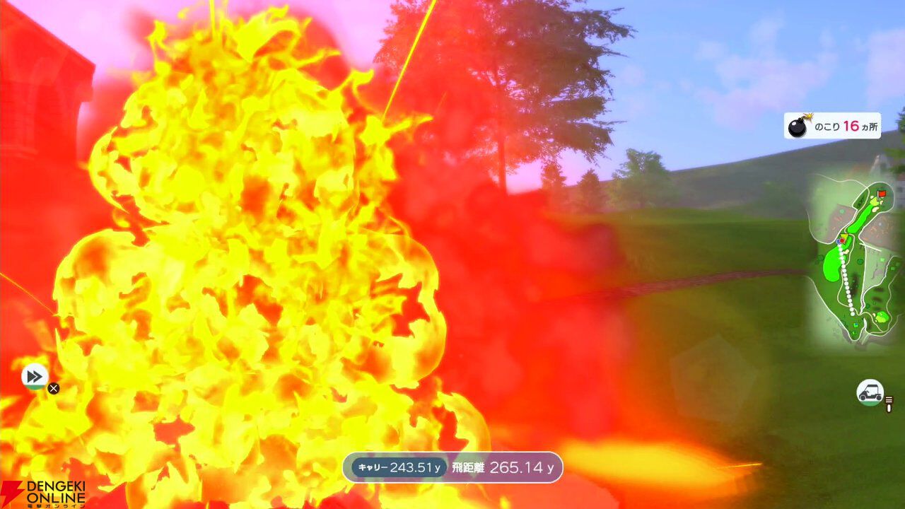 『みんなのGOLF WORLD』先行プレイ感想。爆発でボールが吹っ飛んだり竜巻が起こったりの新モードを紹介。キャラクターの強化要素やカスタマイズも