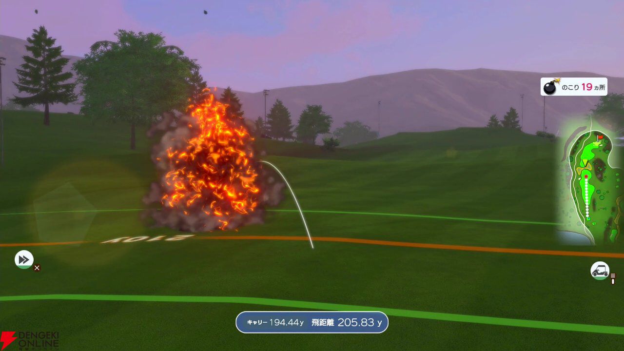 『みんなのGOLF WORLD』先行プレイ感想。爆発でボールが吹っ飛んだり竜巻が起こったりの新モードを紹介。キャラクターの強化要素やカスタマイズも