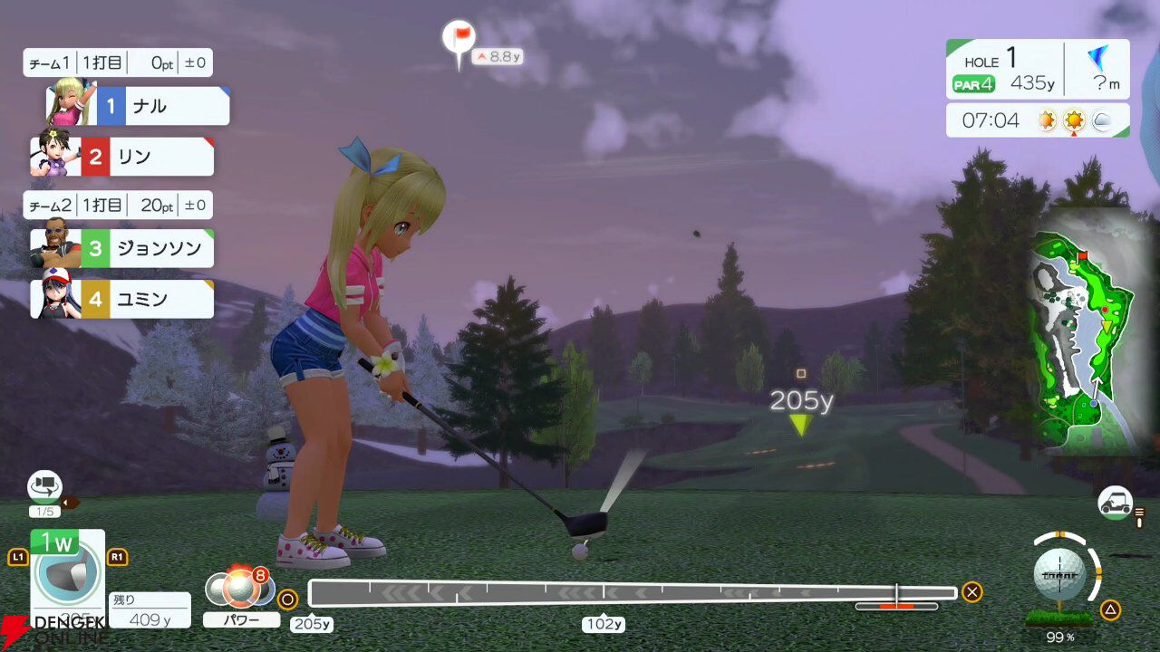『みんなのGOLF WORLD』先行プレイ感想。爆発でボールが吹っ飛んだり竜巻が起こったりの新モードを紹介。キャラクターの強化要素やカスタマイズも