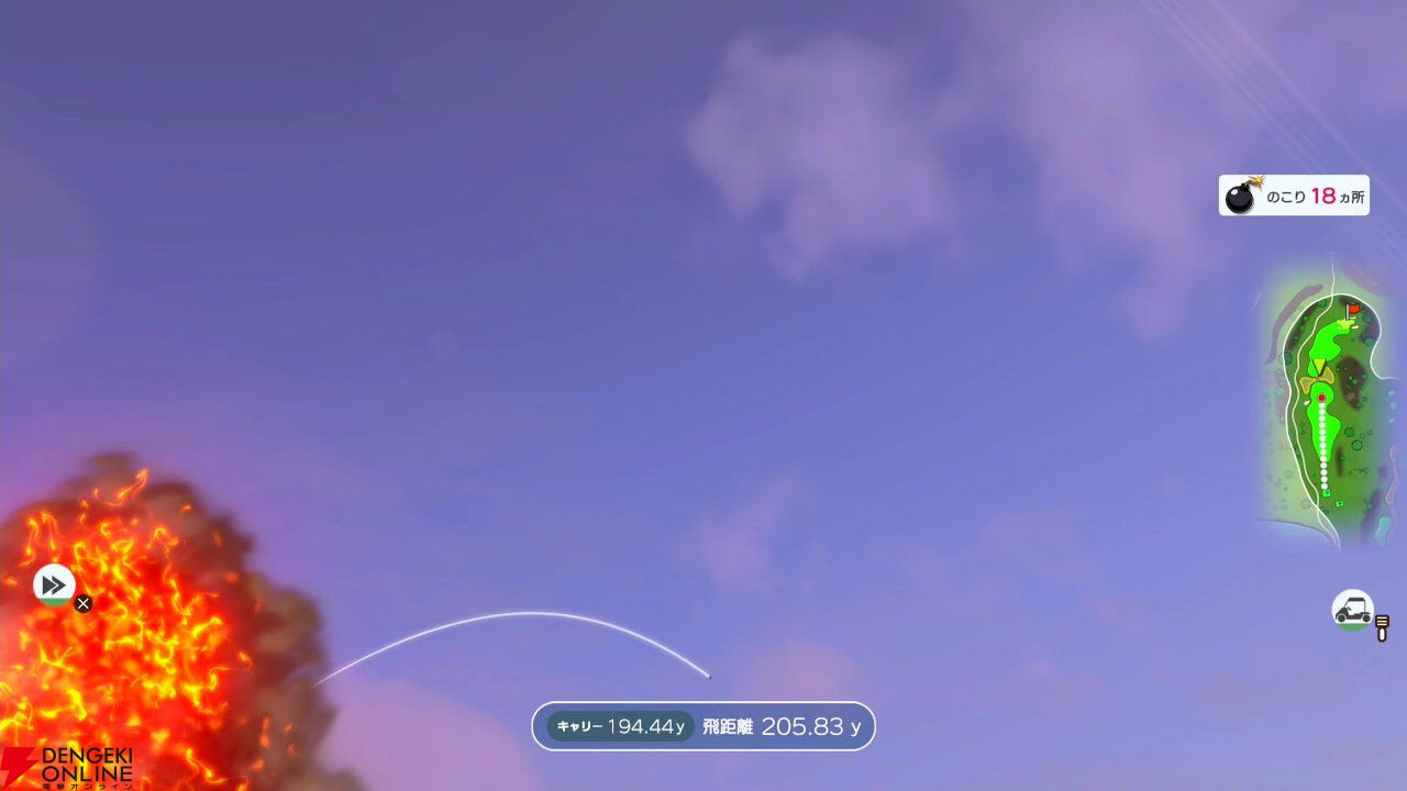 『みんなのGOLF WORLD』先行プレイ感想。爆発でボールが吹っ飛んだり竜巻が起こったりの新モードを紹介。キャラクターの強化要素やカスタマイズも