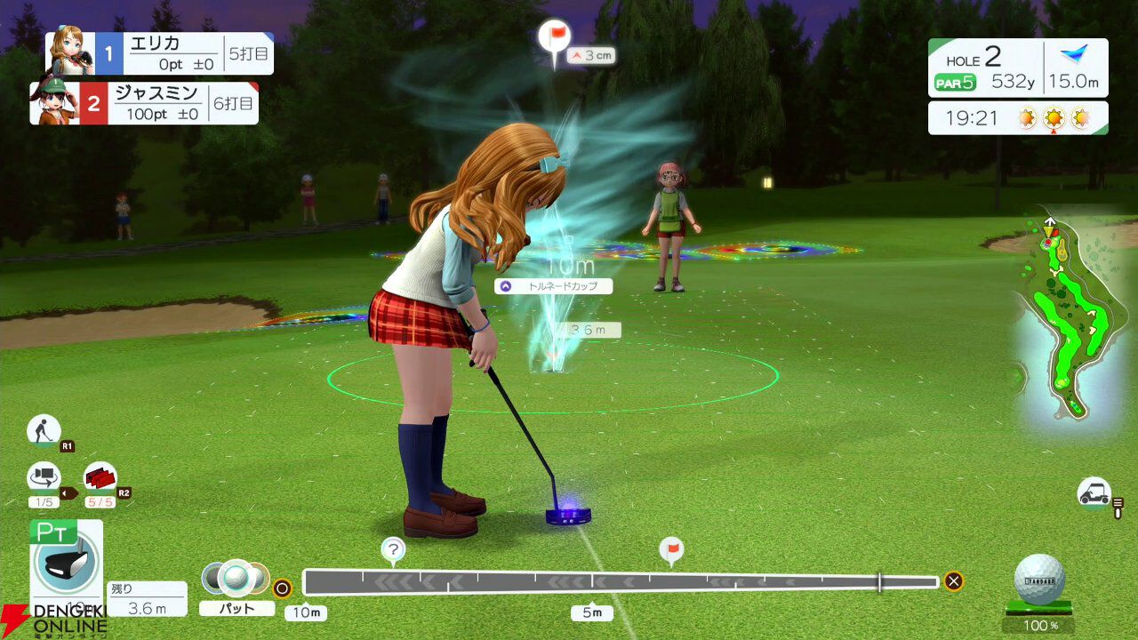 『みんなのGOLF WORLD』先行プレイ感想。爆発でボールが吹っ飛んだり竜巻が起こったりの新モードを紹介。キャラクターの強化要素やカスタマイズも