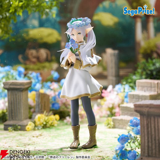 『葬送のフリーレン』花冠を被り華やかさが増した姿に注目。フリーレンとフェルンのルミナスタフィギュアが再登場